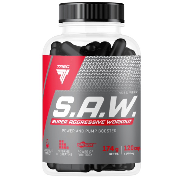 Trec Przedtreningówka S.A.W. Capsules - 120 kaps