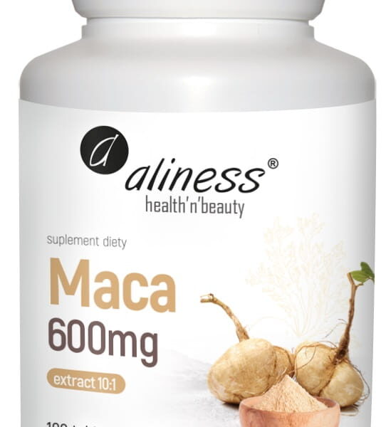 Aliness Maca ekstrakt 10:1 600mg x 100 tabl
