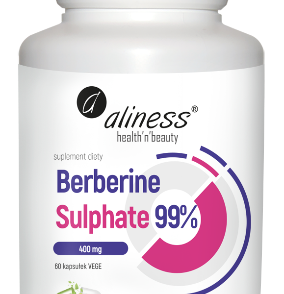 Aliness Berberine Sulphate 99% 400mg x 60 kaps