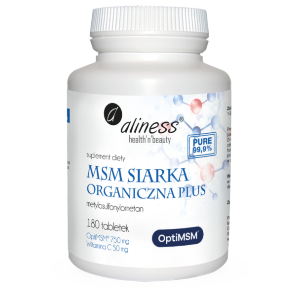 Aliness MSM Siarka Organiczna PLUS x 180 tabl