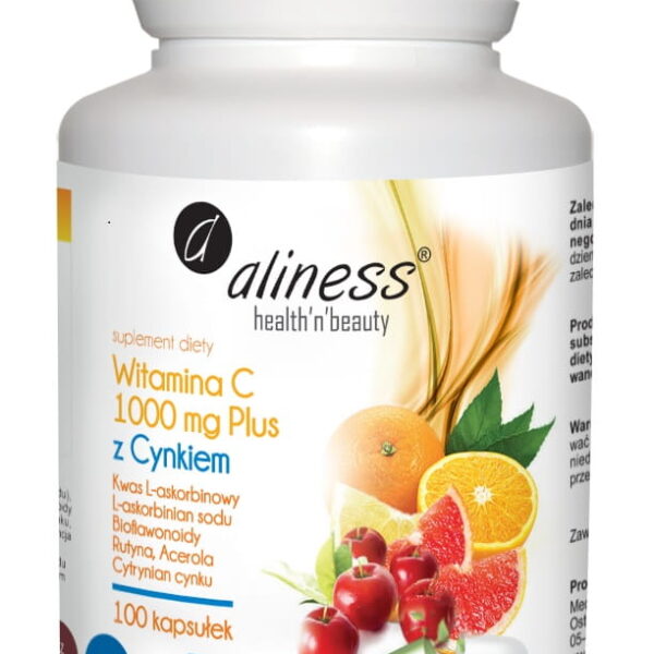 Aliness Witamina C 1000 mg z CYNKIEM PLUS x 100 kaps