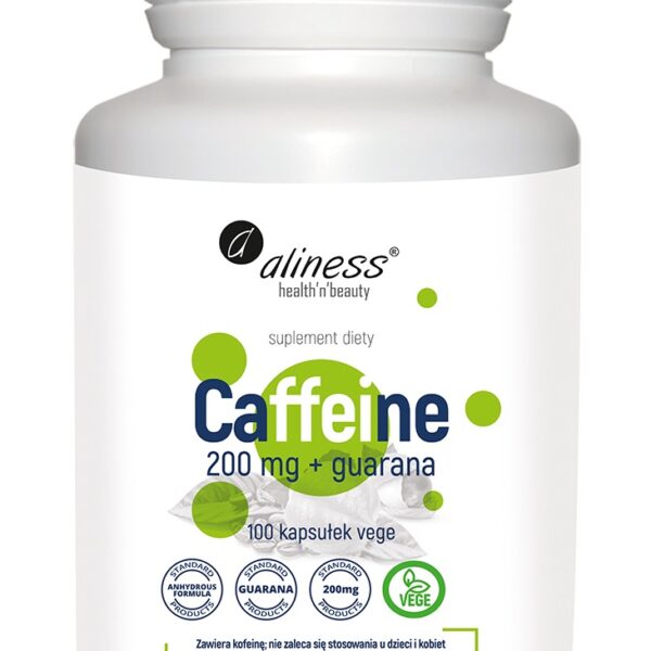 Aliness Caffeine 200mg + guarana x 100 kaps