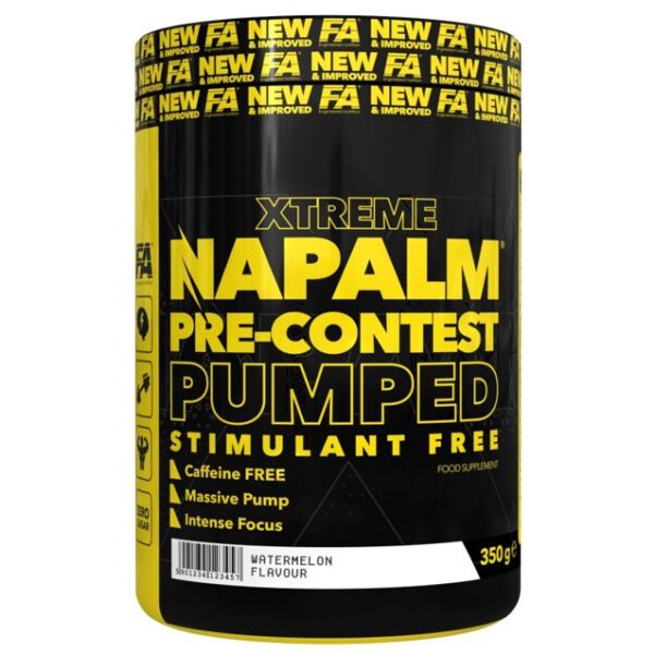 NAPALM Pre-contest pumped stimulant free 350 g - bez kofeiny