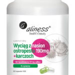 Aliness Ekstrakt z nasion ostropestu 190mg +karczoch x 100 kaps