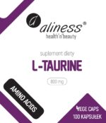 Aliness L-Taurine 800mg x 100 kaps - obrazek 3