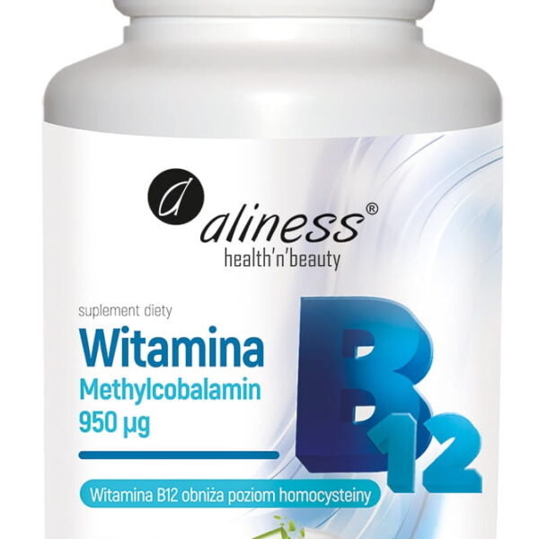 Aliness Witamina B12 Methylcobalamin 950µg x 100 kaps.